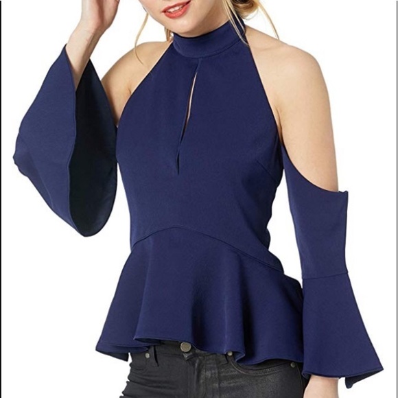 C/MEO Collective Tops - C/MEO Collective cold shoulder top